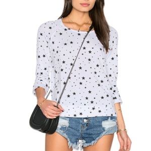 Sundry long sleeve stars top